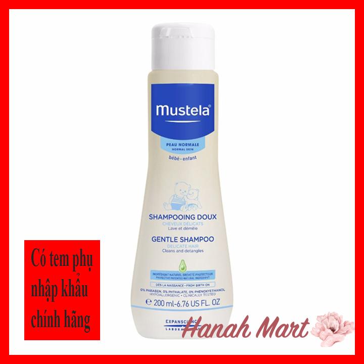 Dầu gội Gentle Shampoo 200ml – Thương hiệu Mustela của Pháp