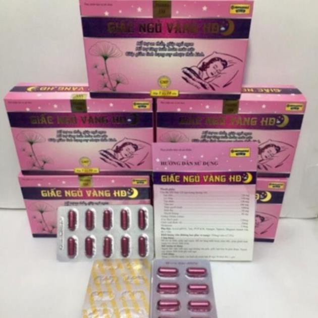 Giấc Ngủ Vàng Dưỡng Tâm An Thần, Tạo Giấc Ngủ Ngon Hộp 30 Viên