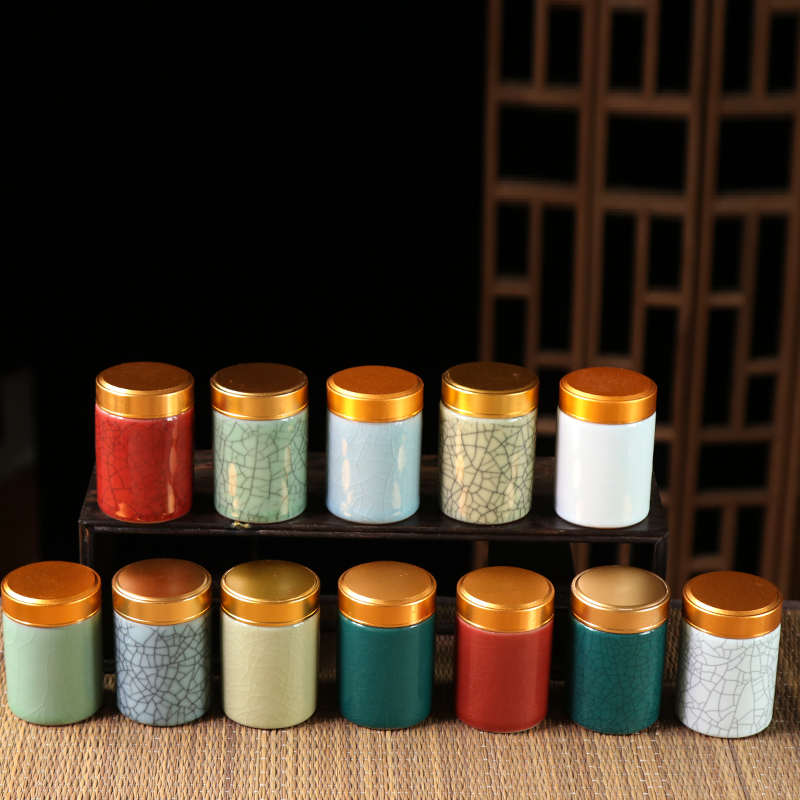 Bình Trà Gốm Sứ Kiểu Trung Quốc, Bình Nhỏ Kín, Bình Trà Nắp Sắt Mini