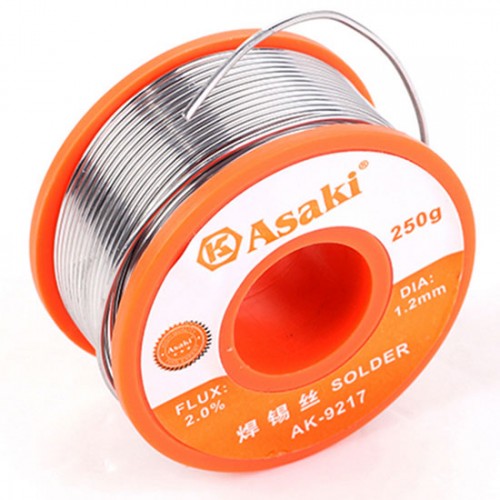Dây chì hàn 250g/0.8mm asaki ak-9215
