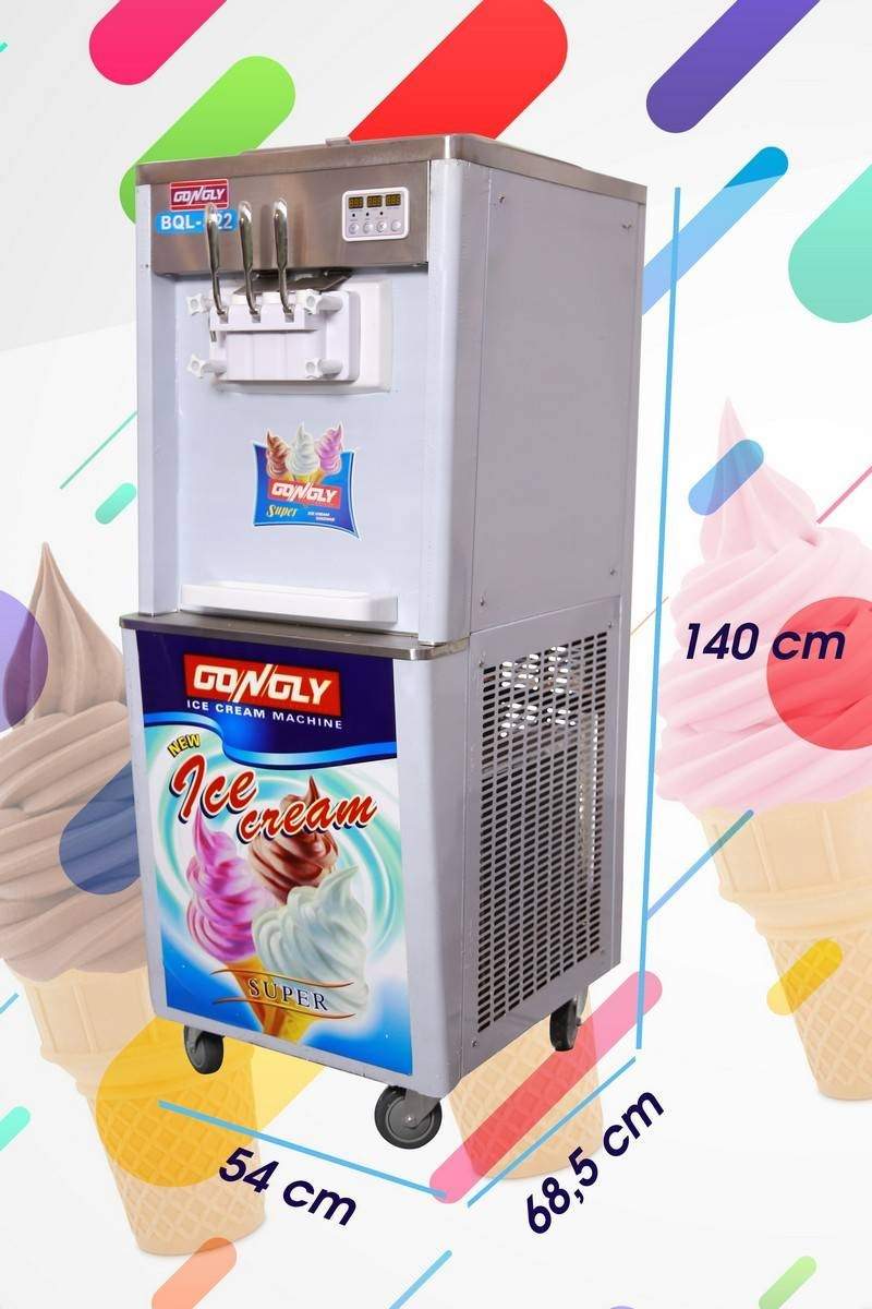 Máy làm kem tươi kinh doanh Donper BQL S22-2 - lợi nhuận cao