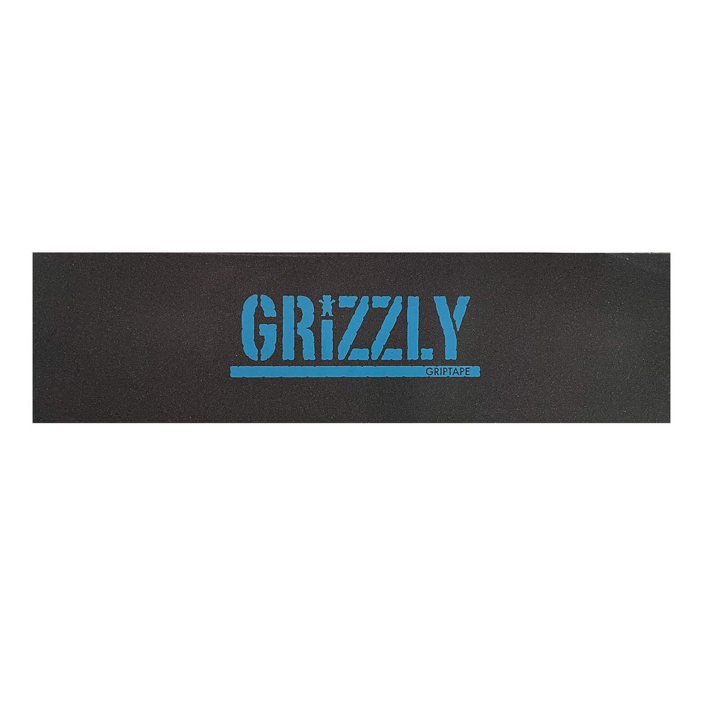 Mặt nhám ván trượt skateboard cao cấp mỹ - grizzly stamp blue griptape