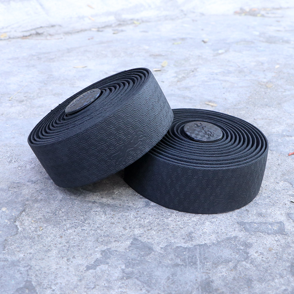 Dây quấn ghi đông xe đạp CHEETAH - bộ 2 dây quấn kèm nút chặn - SPORTS WORLD