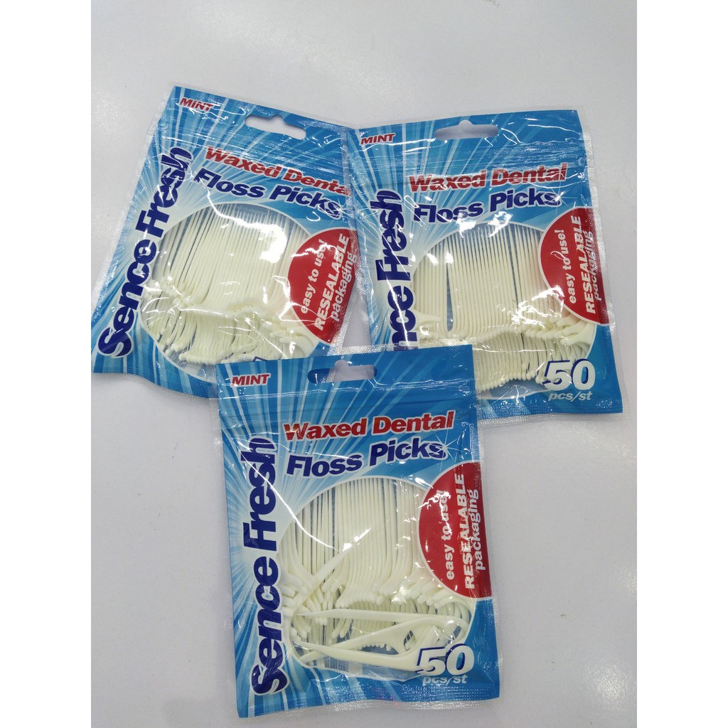 Tăm chỉ nha khoa Sencefresh - Gói 50 Que