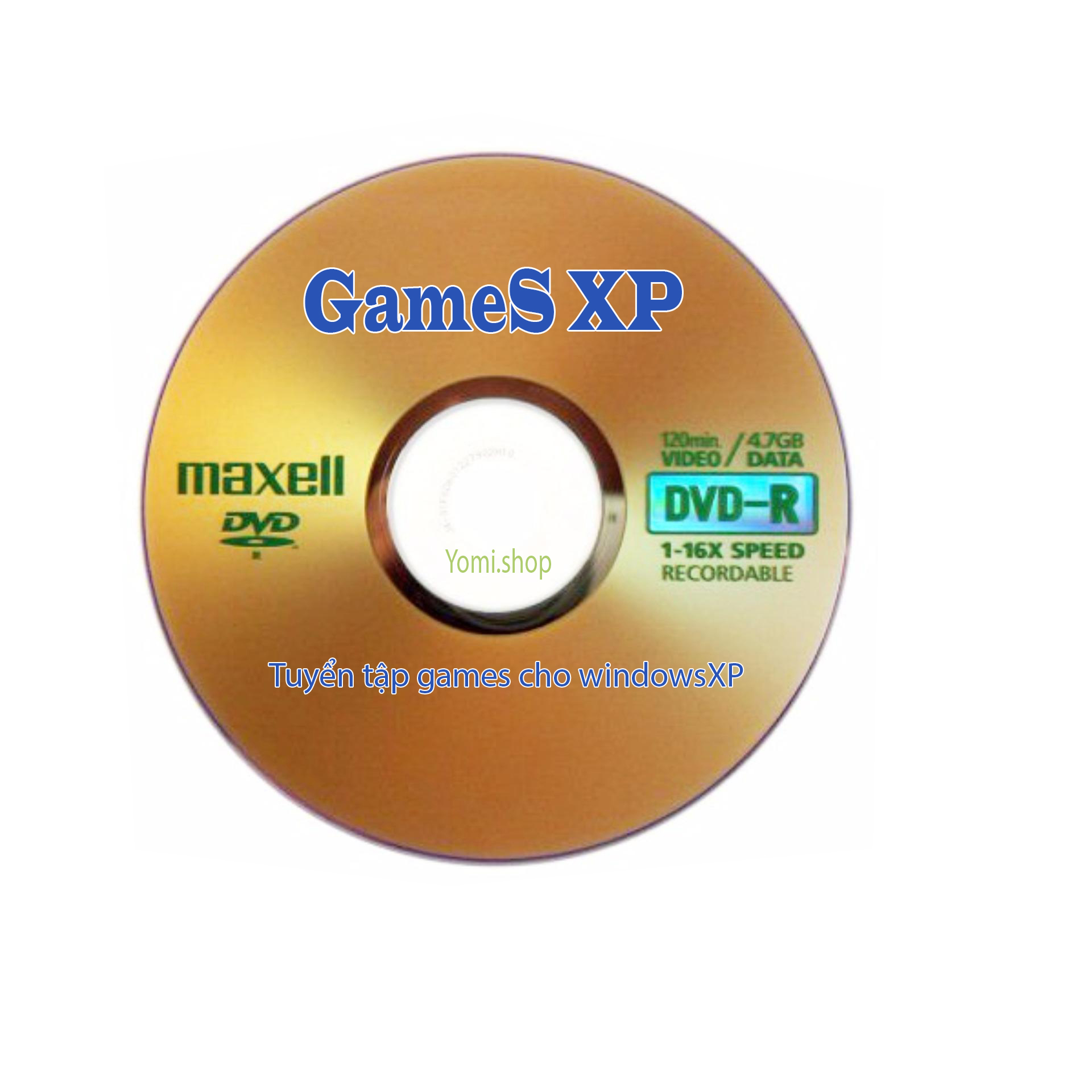 Đĩa trắng tuyển tập game cho windows-xp
