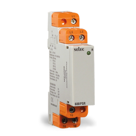 Rơ le bảo vệ điện áp và mất pha 600psr-280/520-selec