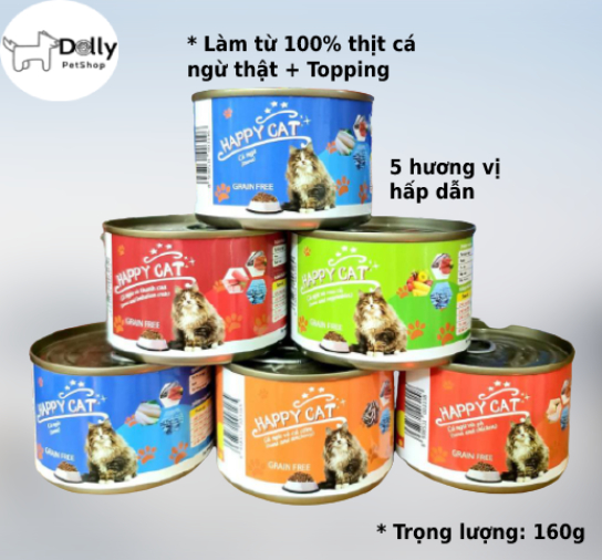 Pate mèo Happy cat 160g