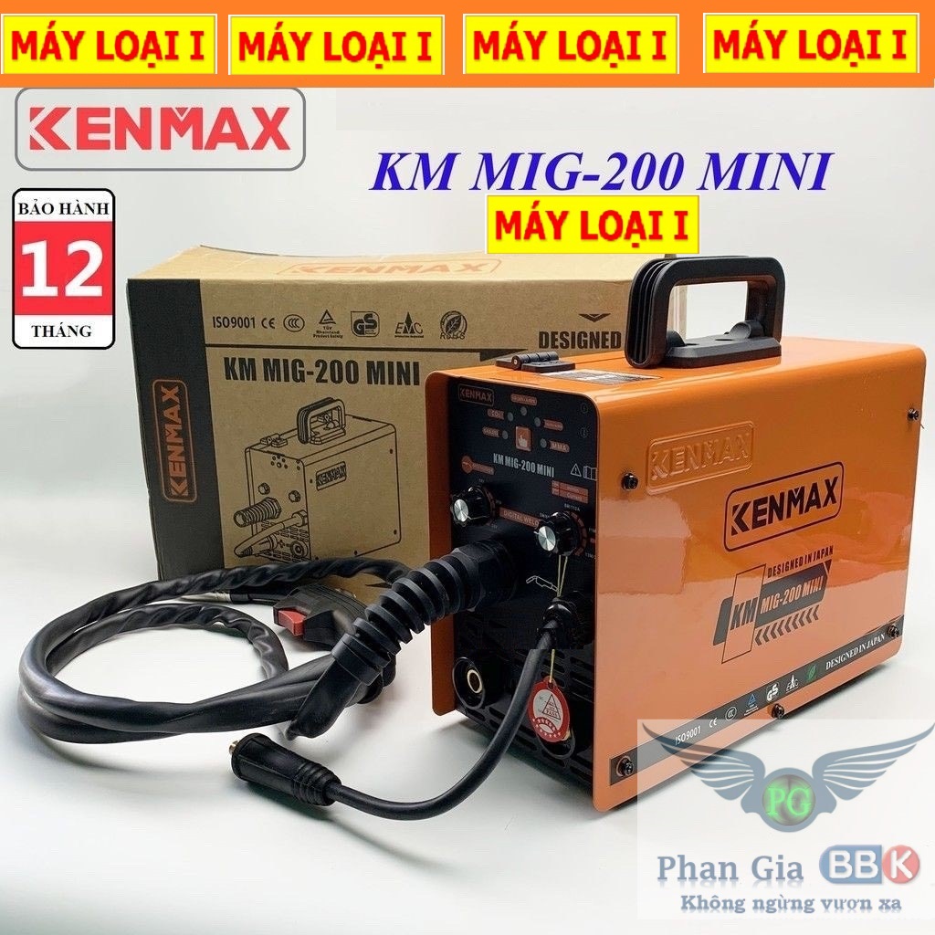 Máy hàn mini kenmax mig 200 - 3 chức năng - tặng kèm 1 cuộn hàn 1kg
