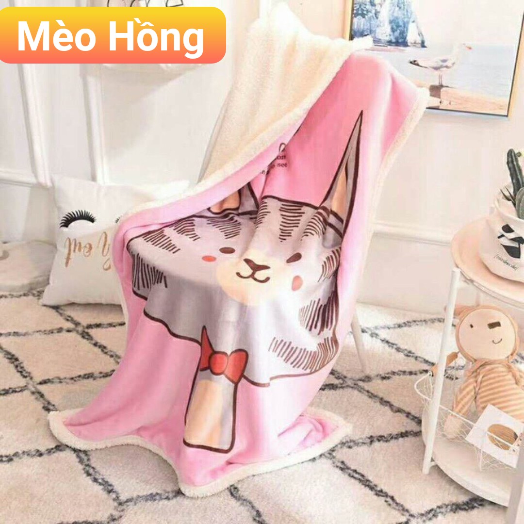 Chăn mền, chăn cừu trể em các mẫu kích thước 1m x1m4