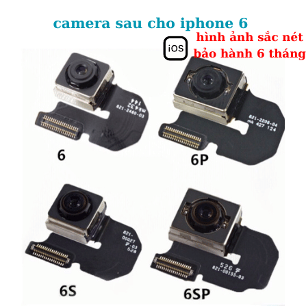 Camera sau iphone 6/ 6Plus/ 6s/ 6splus/ 7 bóc máy hình ảnh sắc nét đảm bảo chất lượng