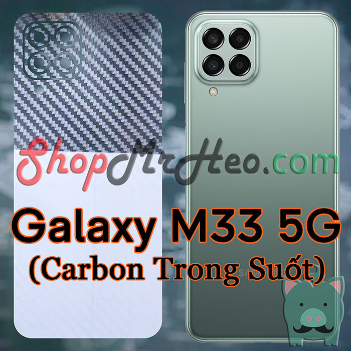 Skin dán mặt sau lưng samsung galaxy m33 5g
