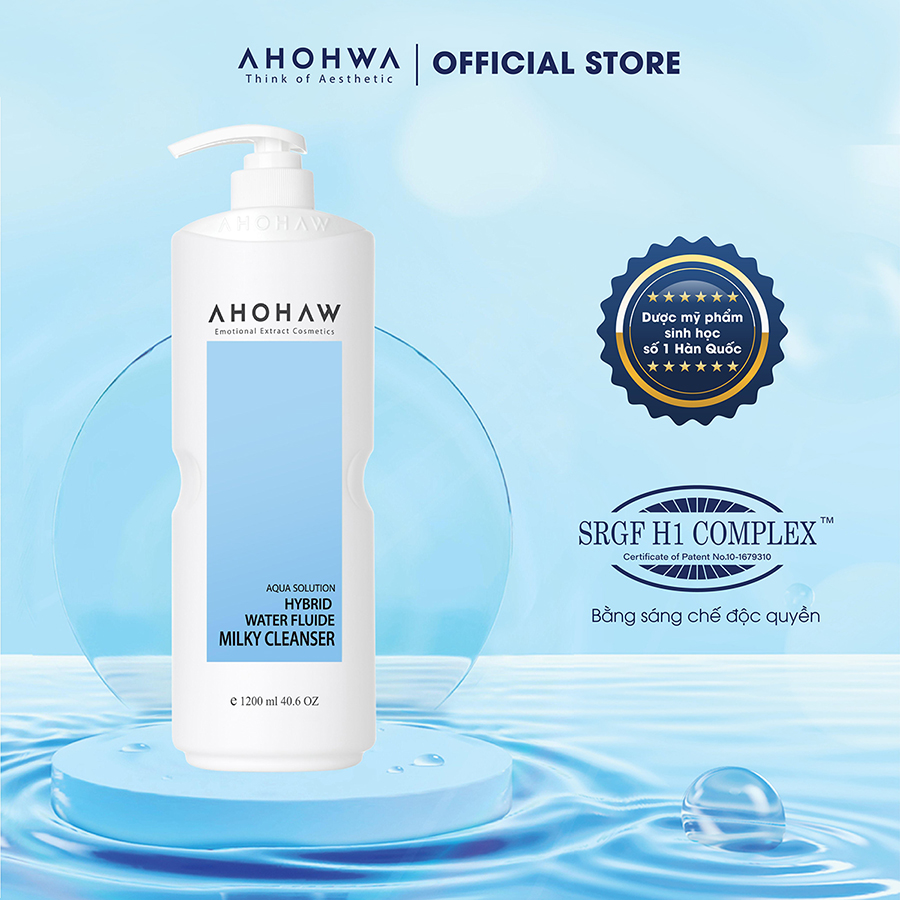 Sữa tẩy trang dành cho mọi loại da Hybird Water Fluide Milky Cleanser (300 ml - 1200 ml)