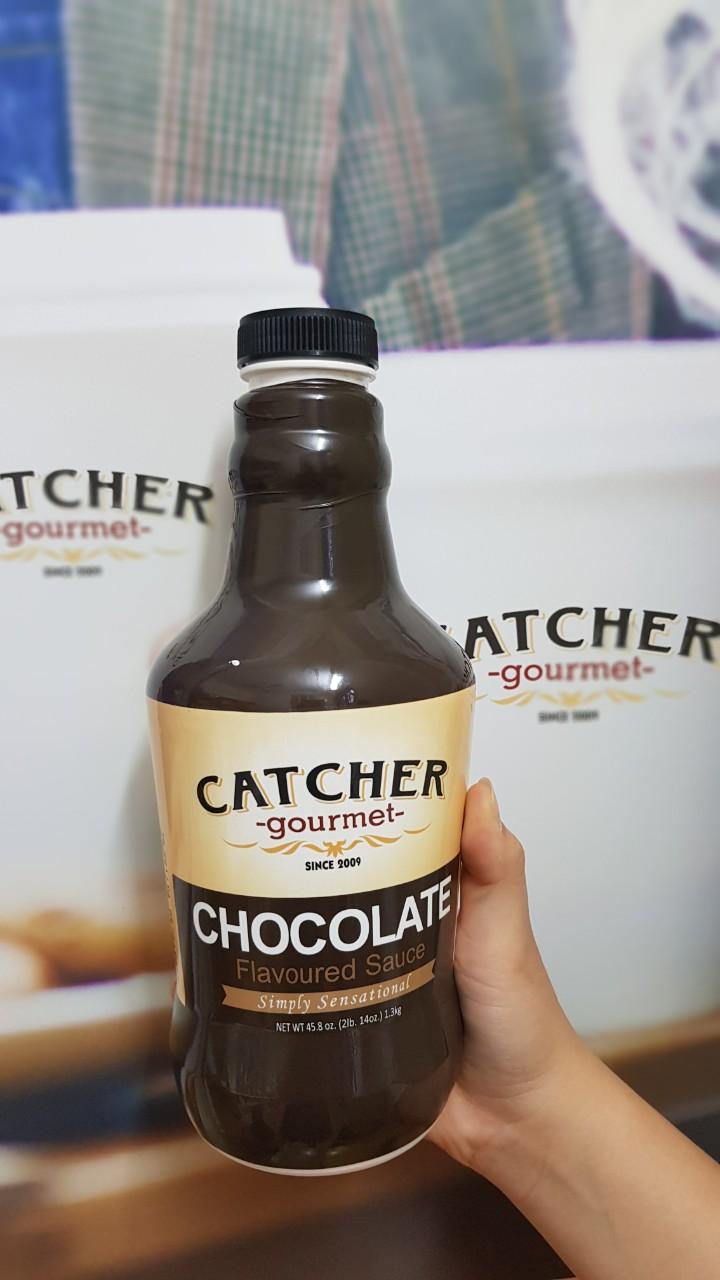 Chocolate sauce- sốt sô cô la hãng catcher gourmet chai 1Lit