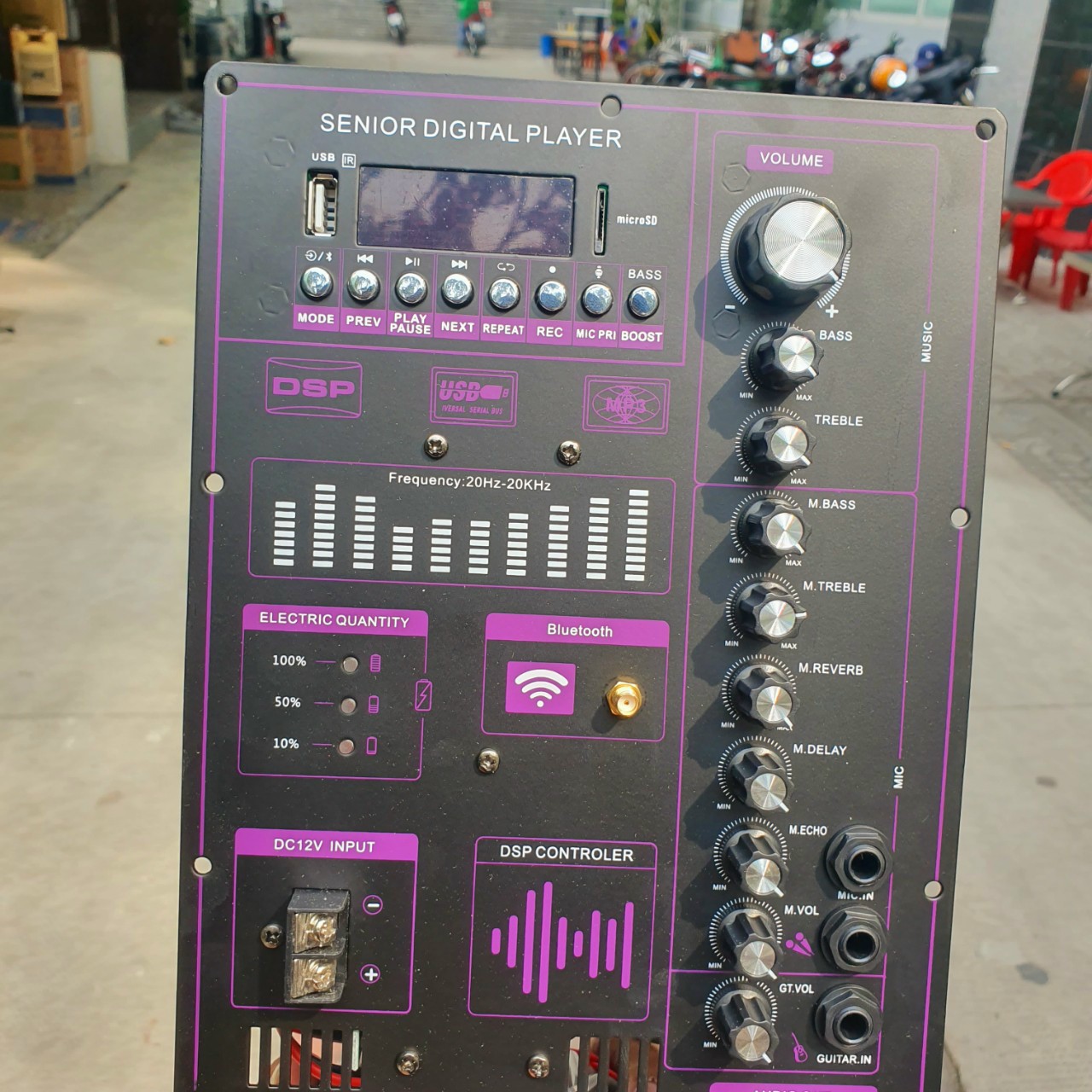 Bo Mạch Loa Kéo Đôi 4 Tấc Đôi 5 Tấc Hay Nhất - Echo Reverb Sâu Sắc Chống Hú 19x38 mẫu đứng - bo đứng