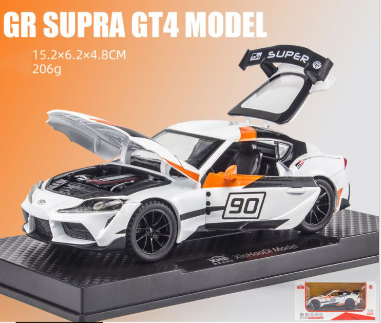 Siêu xe mô hình kim loại Toyota Supra Devil GT4 Super Sports Tỷ lệ 1:32