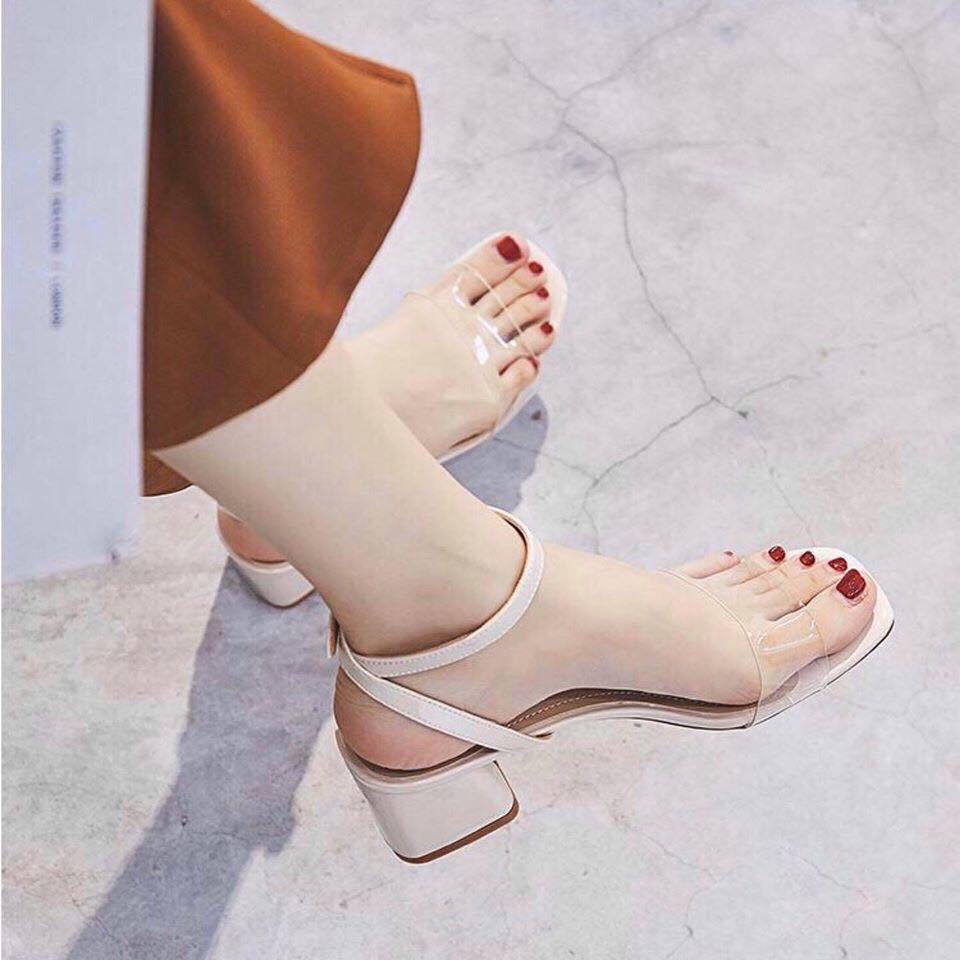 Giày sandal 2 quay trong siêu xinh hàn quốc