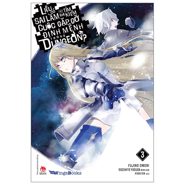 Fahasa - Liệu Có Sai Lầm Khi Tìm Kiếm Cuộc Gặp Gỡ Định Mệnh Trong Dungeon - Tập 3 - Bản Siêu Đặc Biệt - Tặng Kèm Bookmark + Postcard PVC