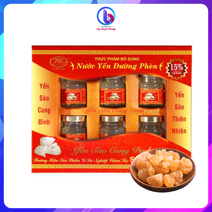 Nước yến đường phèn - 15% tổ yến - yến sào cung đình