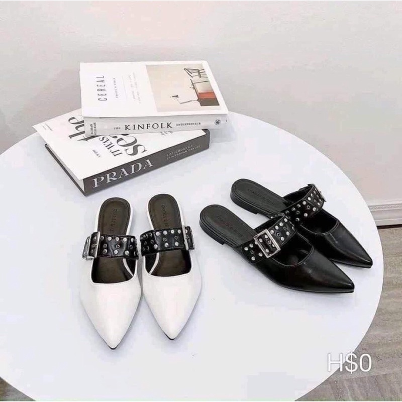 Sục nữ - cnk quai đinh khoá lỗ da mềm êm - thời trang
