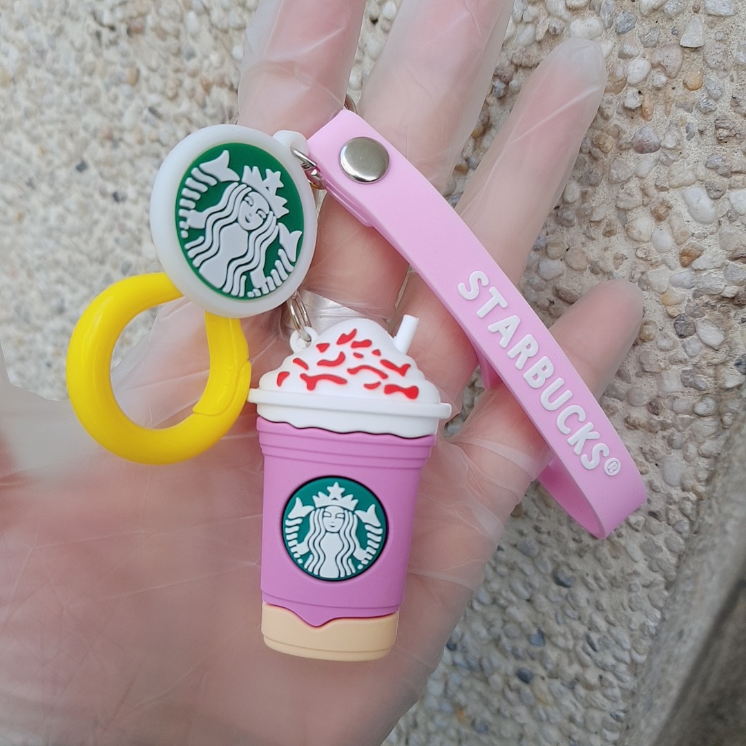 [HCM]Móc khóa hình ly Starbucks quà tặng dễ thương