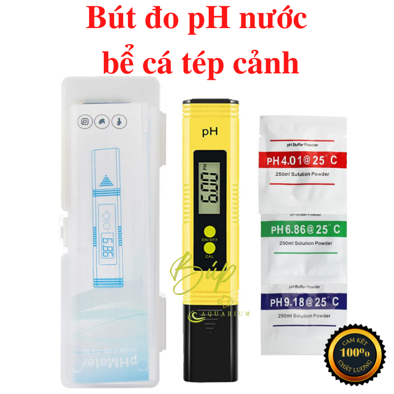 Bút đo ph dùng để kiểm tra độ ph nước trong bể cá tép cảnh, hồ thủy sinh