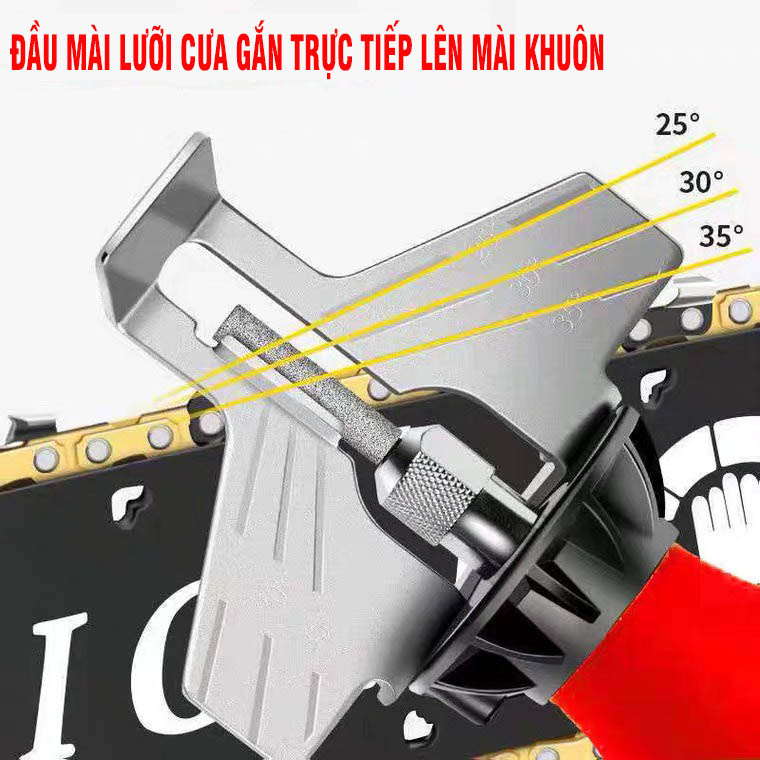 Đầu dụng cụ mài lưỡi cưa, dụng cụ mài lưỡi cưa xích , cưa lọng, cưa kiếm