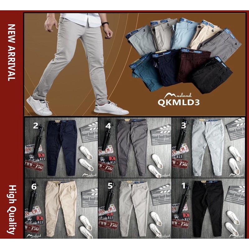 Quần kaki nam hàn quốc mẫu đẹp co giản