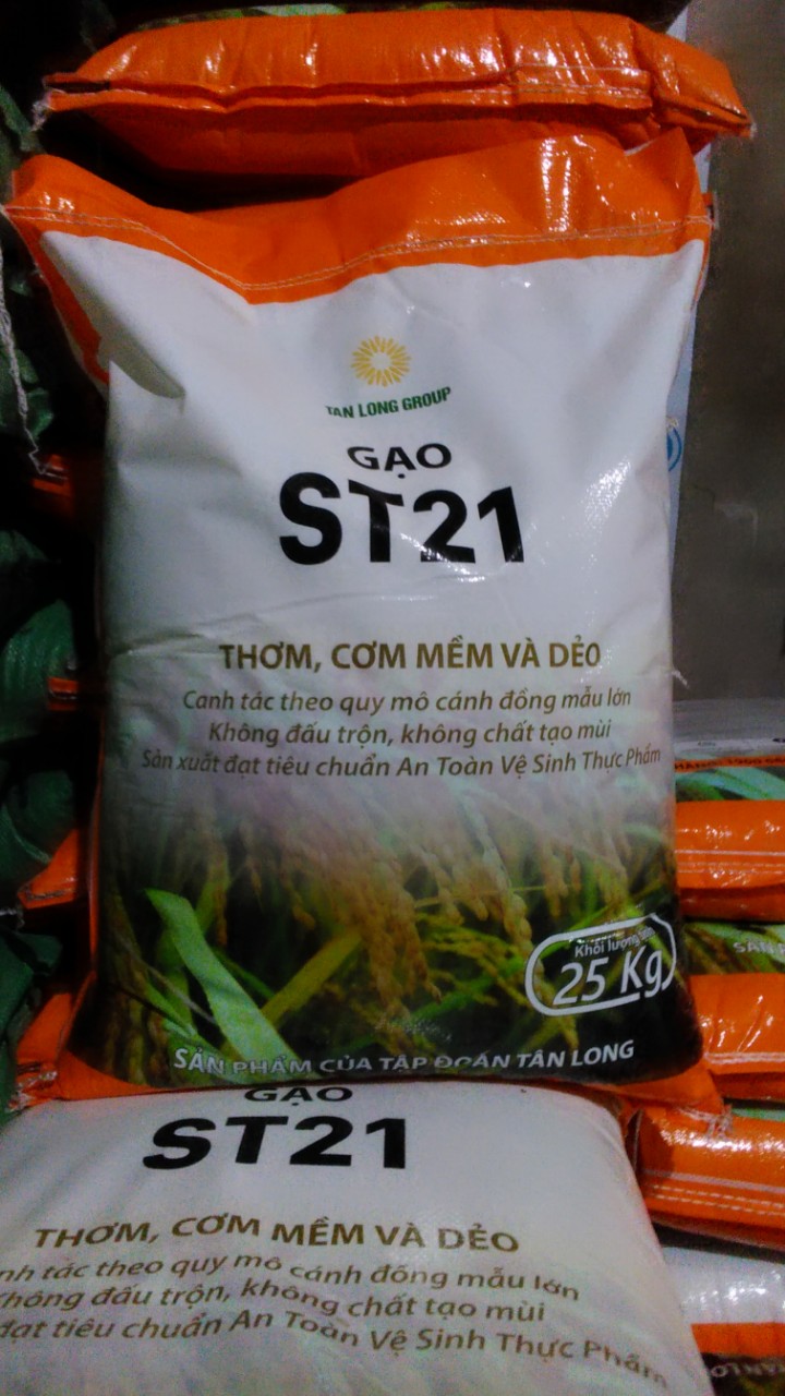Gạo st21 gạo thơm st21 gạo st21 sóc trăng -1kg- gaohungnam.com - Gạo Hưng Nam