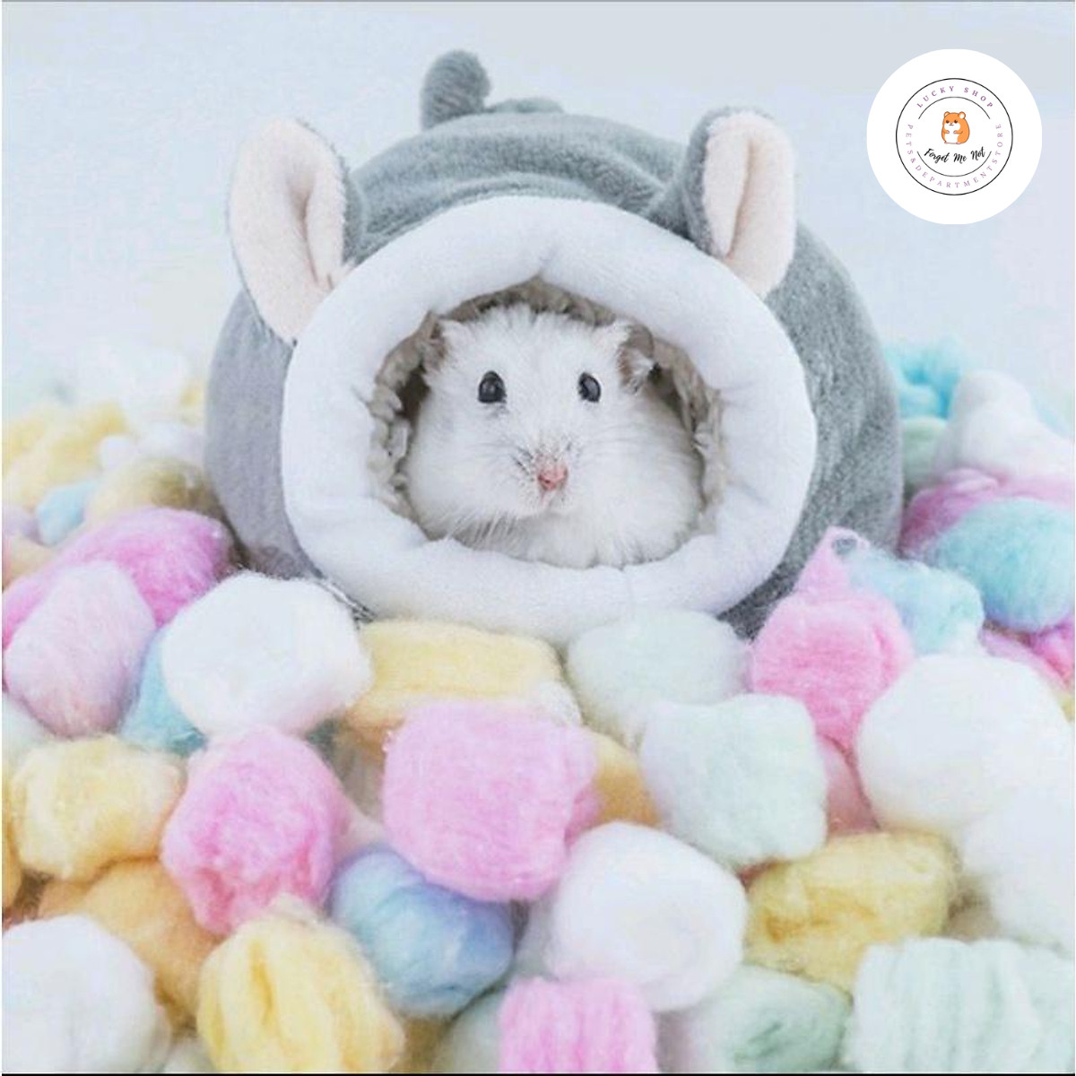 Nhà ngủ bông ấm áp cho Hamster nhiều hình