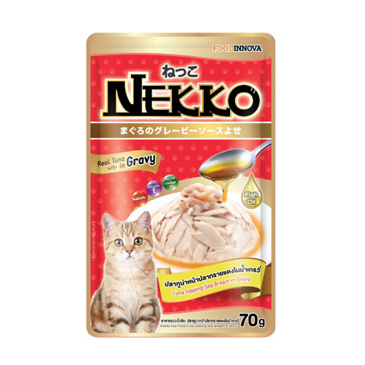 [Hộp 12 Gói] 12 Gói Pate nekko 70g Dành cho mèo trên 6 tháng