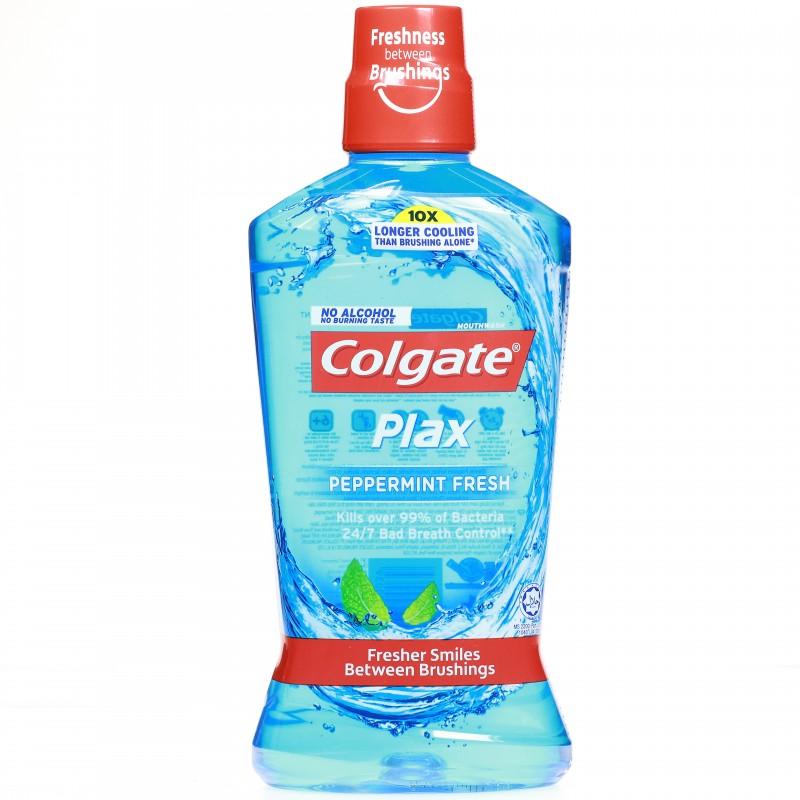 Nước súc miệng Colgate Plax xanh dương chai 750ml