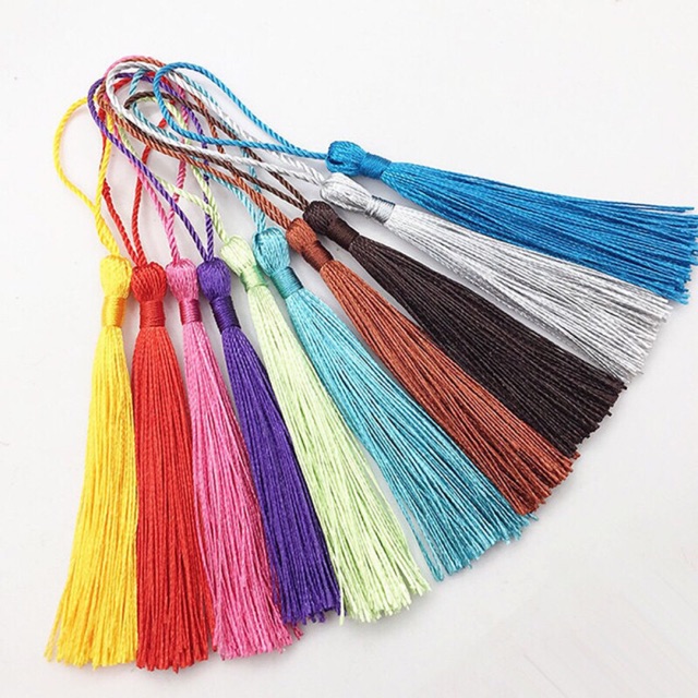 10 chiếc tua rua trang trí - đủ màu sắc