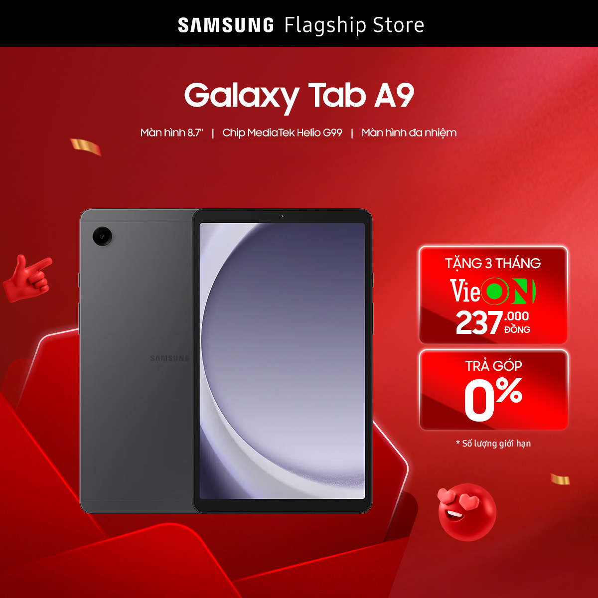 Máy tính bảng samsung galaxy tab a9 4gb+64gb wifi