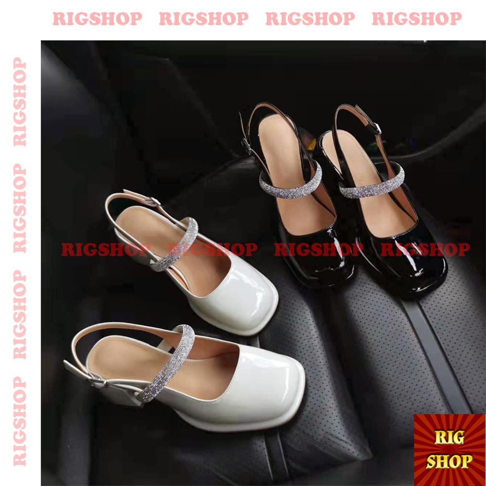 Giày cao gót 6cm quai đá dáng sandal siêu sinh