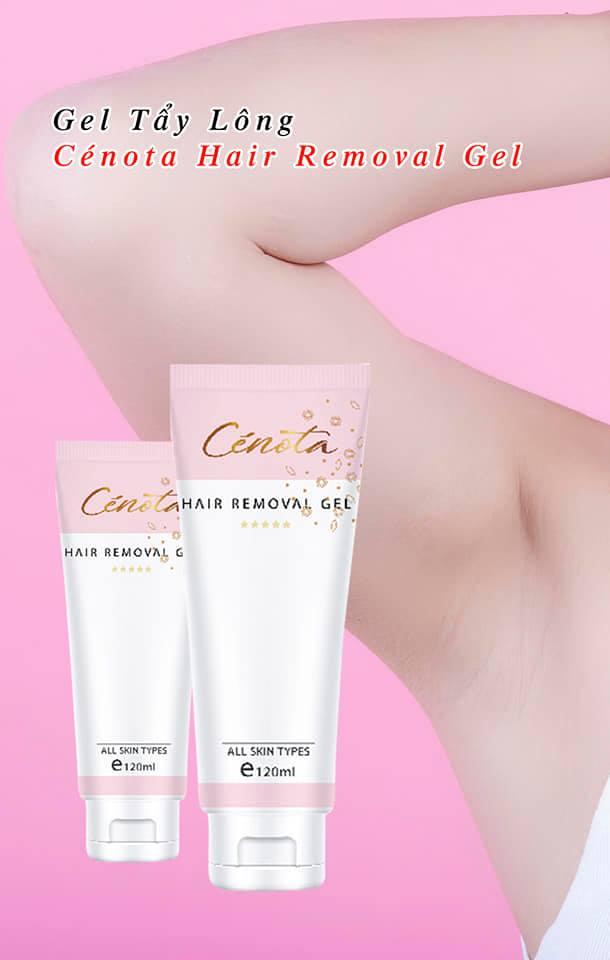 Kem Tẩy Lông Cenota Hair Removal 120ml Tẩy Lông Chân, Lông Bikini, Lông Nách, Lông Mặt, Lông Tay, Râu, Tẩy Lông Tại Nhà