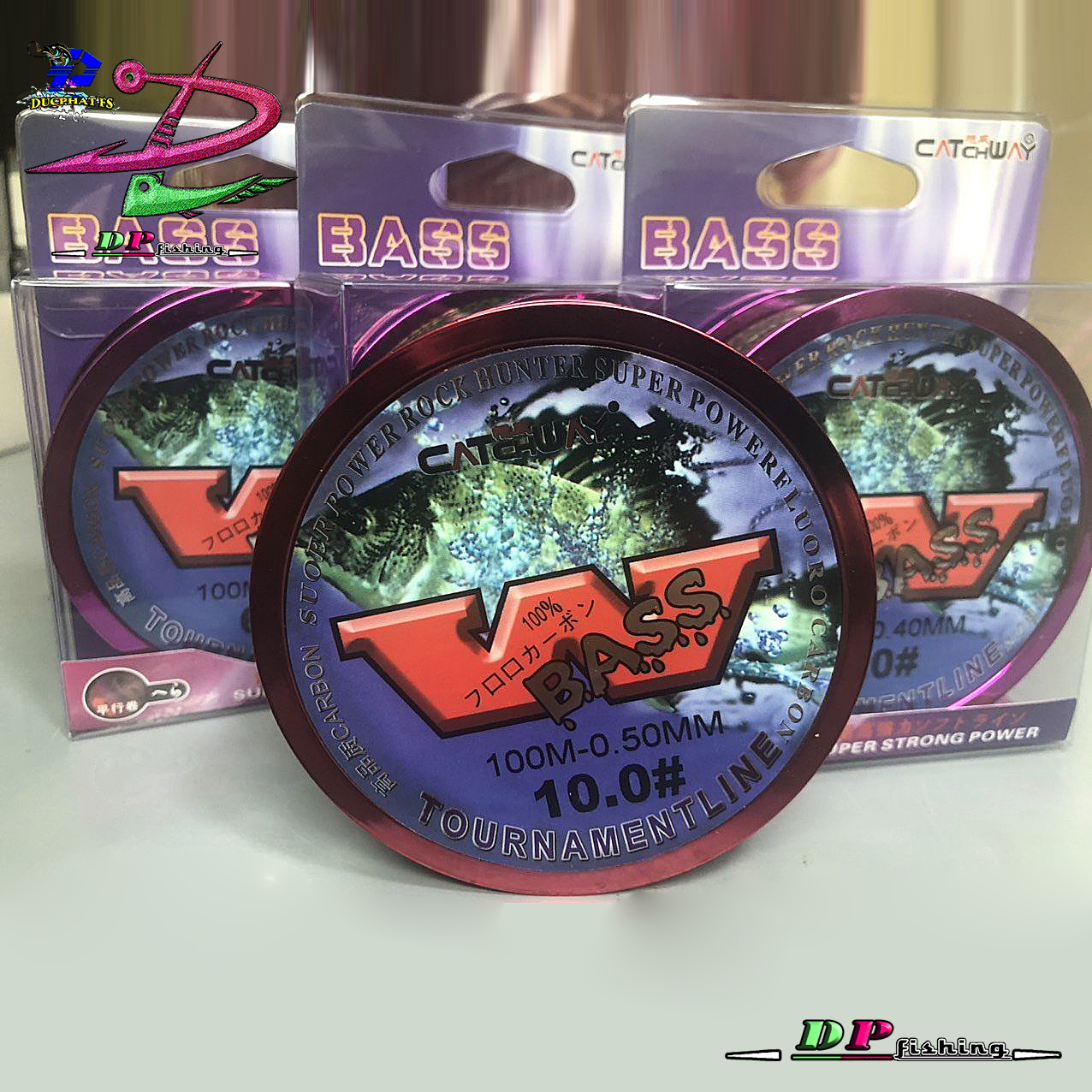 Dây trục câu đài bass tàng hình 50m. dây cước câu cá , câu hồ , săn giải.!!!