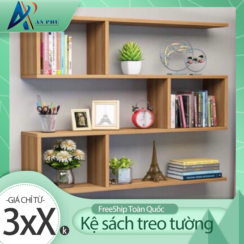 Kệ Sách Treo Tường 80x15 ( Chọn Màu )