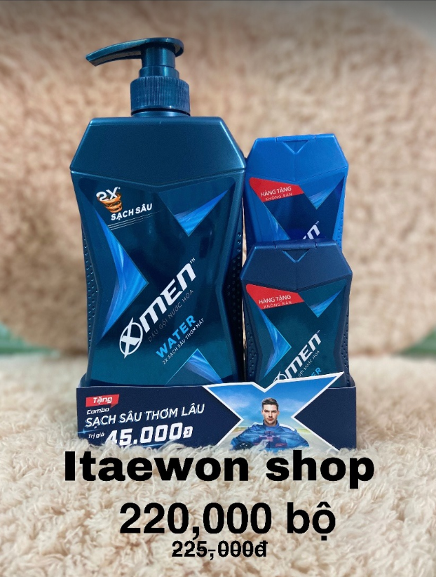 [𝐠𝐢𝐚̉𝐦 𝟐%] [Mua 1 được 3] Combo Dầu gội và Sữa tắm cao cấp XMEN VIP