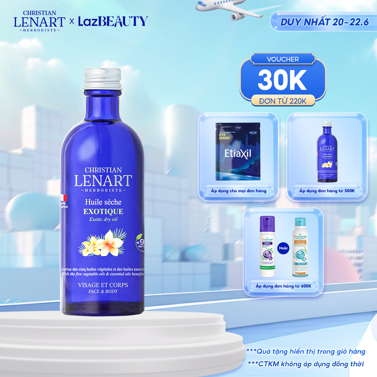 Dầu Khô Dưỡng Ẩm Phục Hồi Đa Năng Christian Lenart Deeply Lotion 100ml- Date 11/24