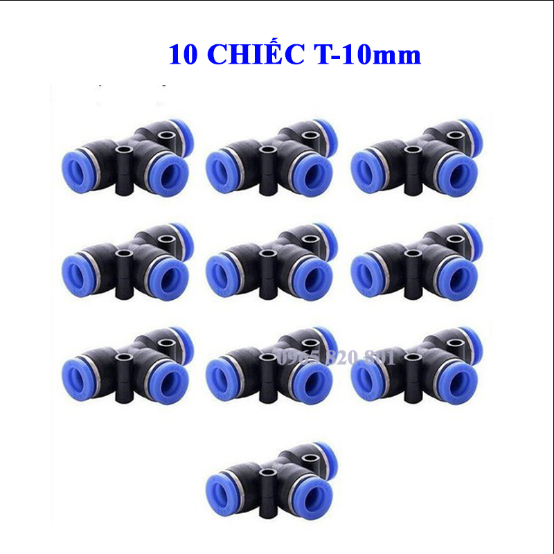 Chia T nối nhanh ống 10mm