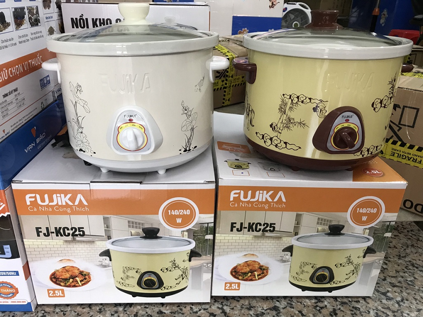 Nồi Nấu Cháo Cho Bé,Nồi kho cá Cao Cấp Chính Hãng, nồi kho cá fujika, nồi kho ca đa năng, nồi hầm cháo sứ, nồi hầm, Nồi Hầm Chậm Đa Năng Nồi Nấu Cháo