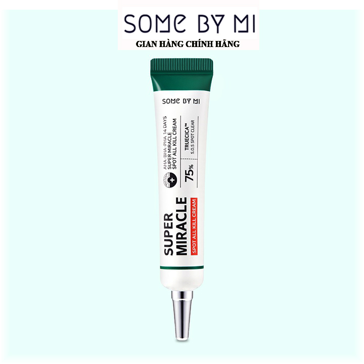 Kem chấm mụn Some By Mi AHA-BHA-PHA 14 DAYS SUPER MIRACLE SPOT ALL KILL CREAM 30ml - Mỹ phẩm Mall