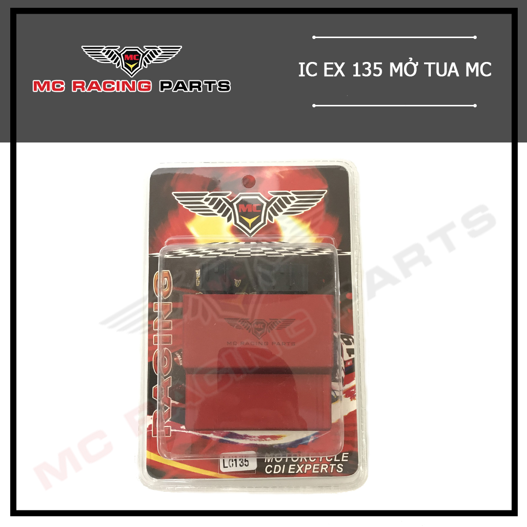 Ic exciter 135 đỏ mở tua mc racing