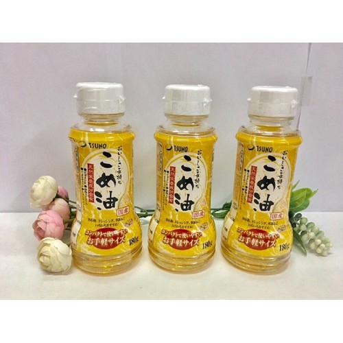 Dầu gạo ăn dặm nhật bản cao cấp tsuno cho bé 180g
