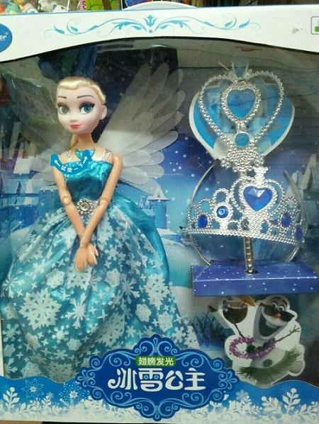 BÚP BÊ CÔNG CHÚA ELSA PHÁT NHẠC , Búp bê Nữ hoàng băng giá Elsa có nhạc và phát sáng, Búp bê Elsa cho bé có nhạc và đèn