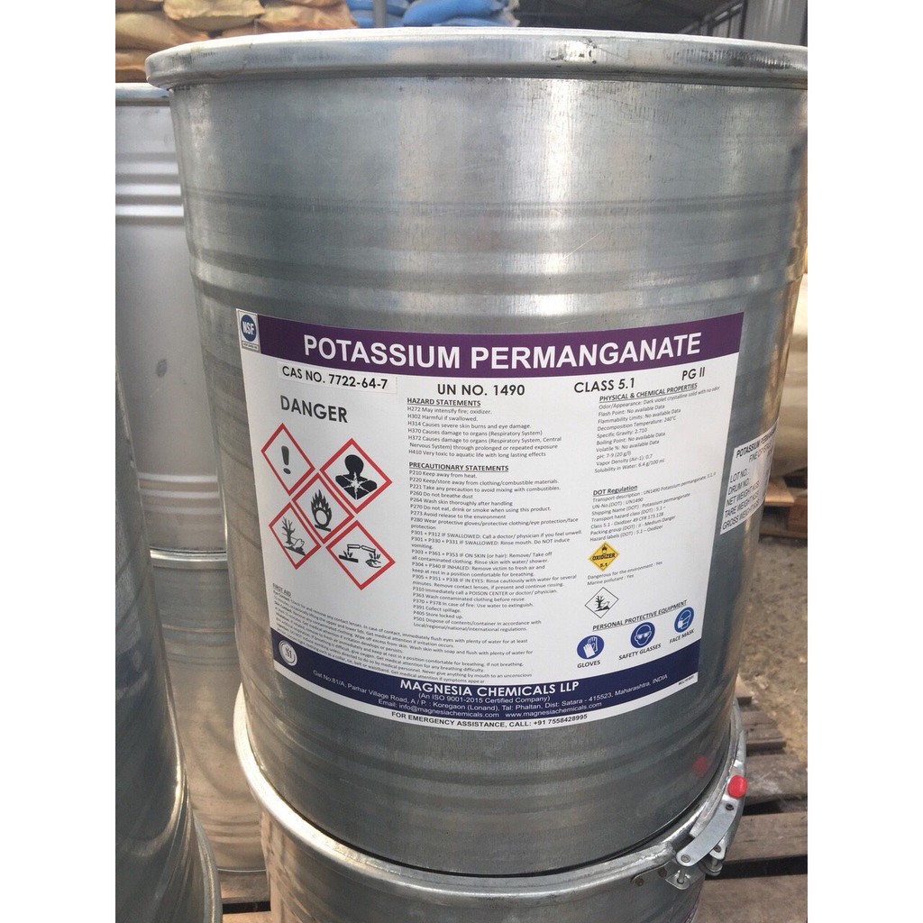Triết lẻ Th...uố.c tím KMnO4 gói 1kg - Khử khuẩn bể cá, xử lý nước, sát trùng , làm sạch các vết ố quần áo