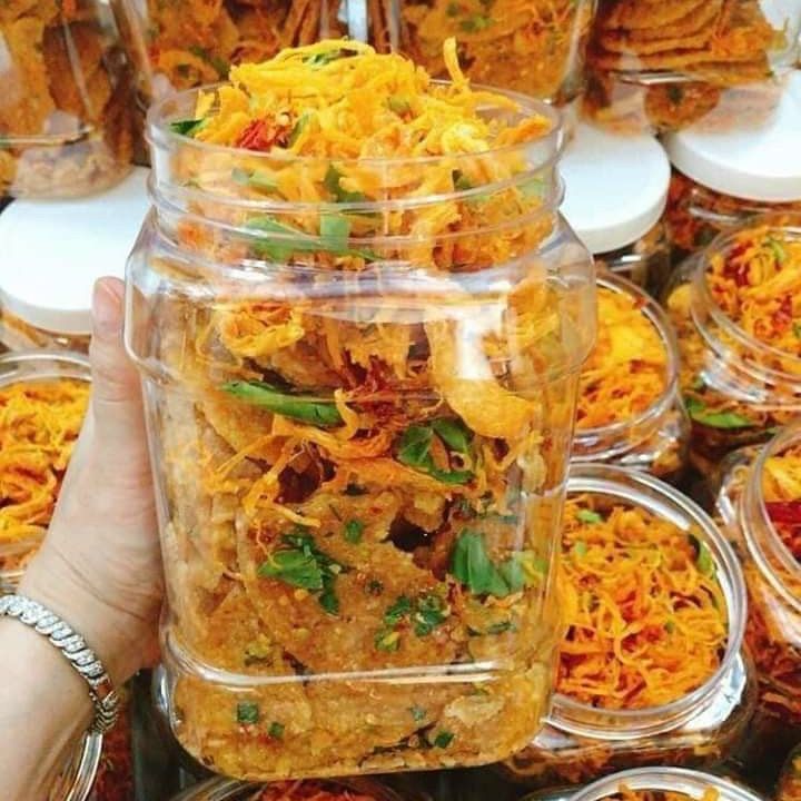 Cơm cháy lắc khô gà lá chanh 500gram - cực ngon