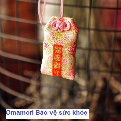 [HCM]Túi Gấm Omamori Bảo Vệ Sức Khỏe Tặng Kèm Đá Ngũ Sắc