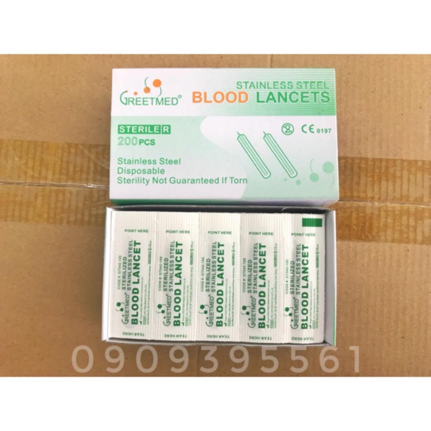 Kim lể mụn Greetmed Hộp 200 cây