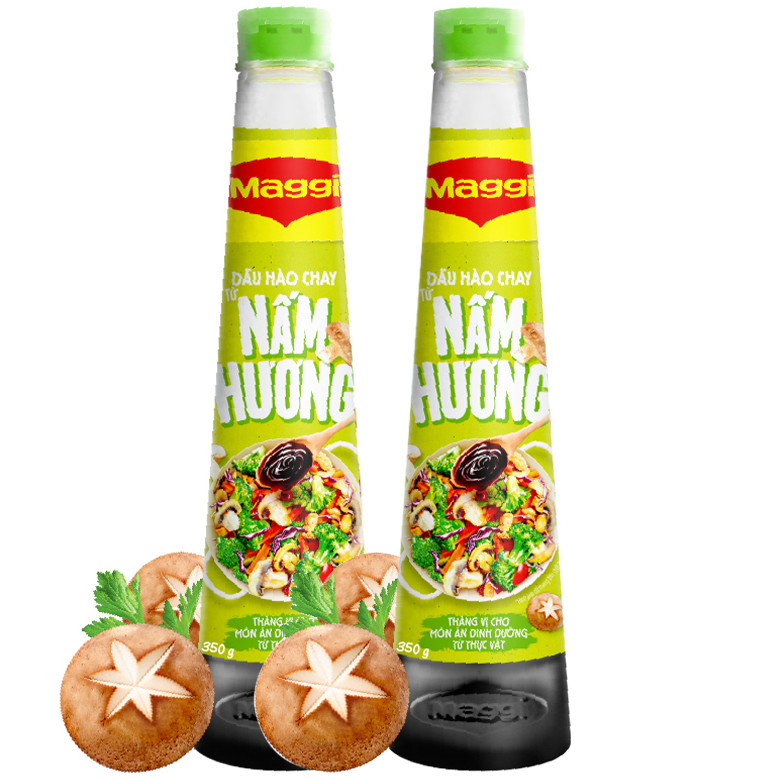Dầu hào chay Maggi nấm hương chai 350g
